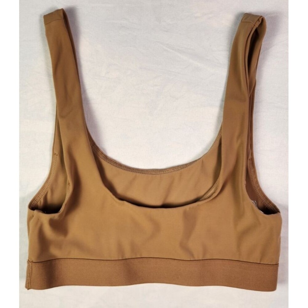 Old Navy Sports Bra Small Brown Light Everyday Basic Stretch